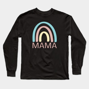 Mama Rainbow Long Sleeve T-Shirt